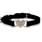 Collier boucle cœur pour chat