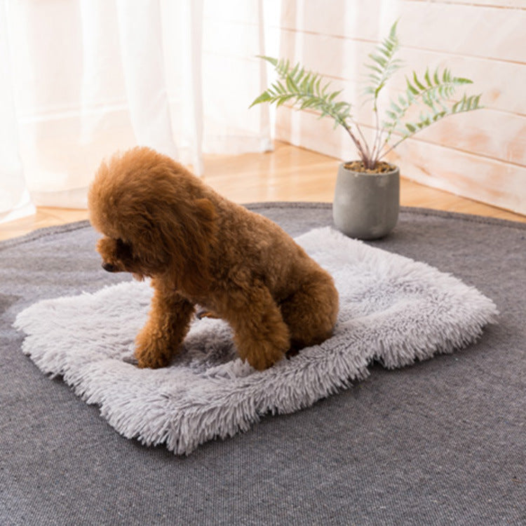 Coussin carré en peluche