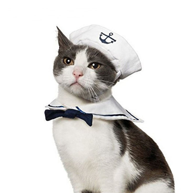 Costume de marin pour chat