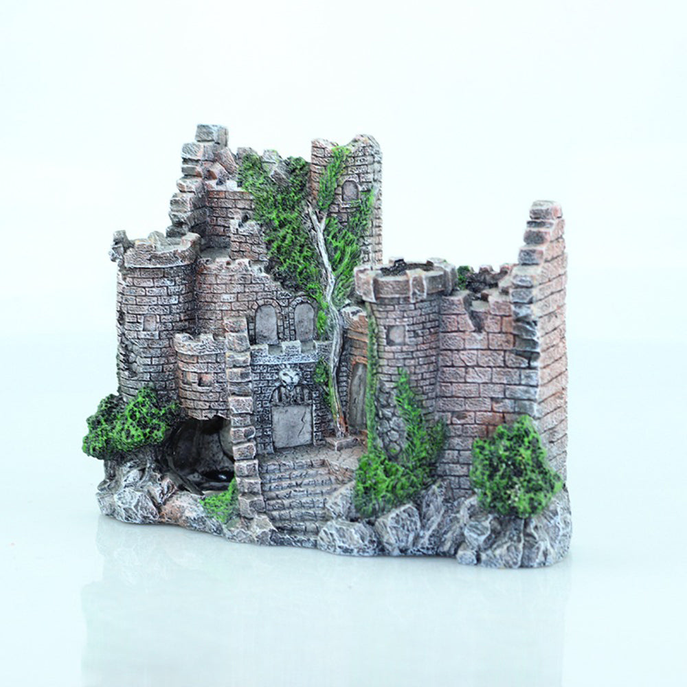 Château en ruine en résine