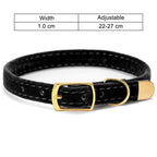Collier en tissu couleur uni