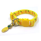Collier pour chat motif fruits