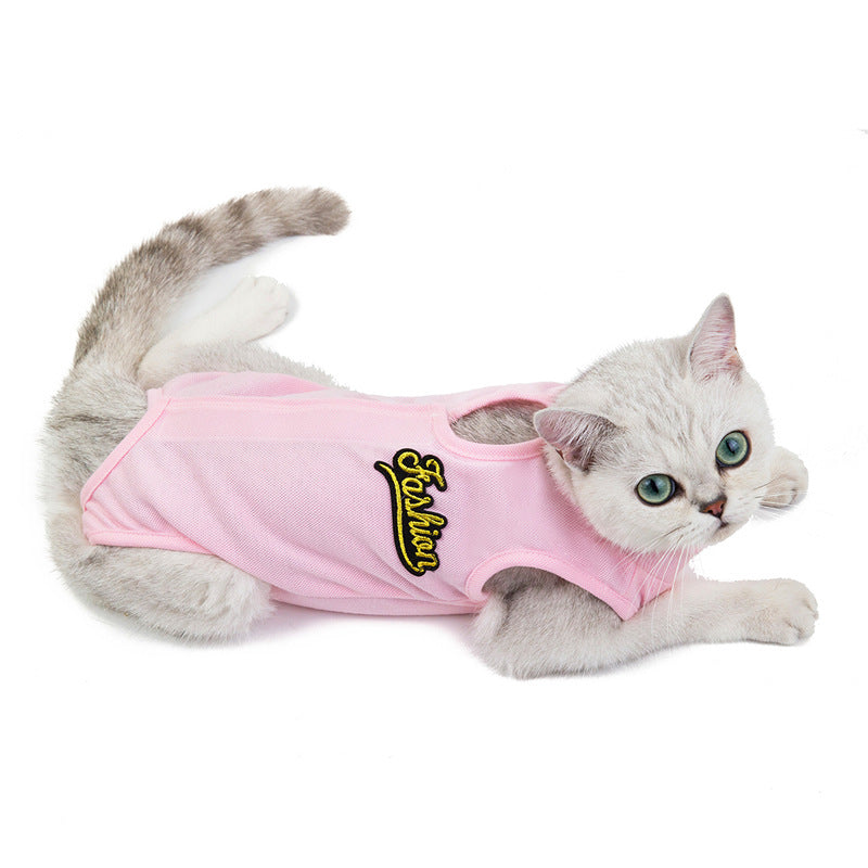 Débardeur léger pour chats