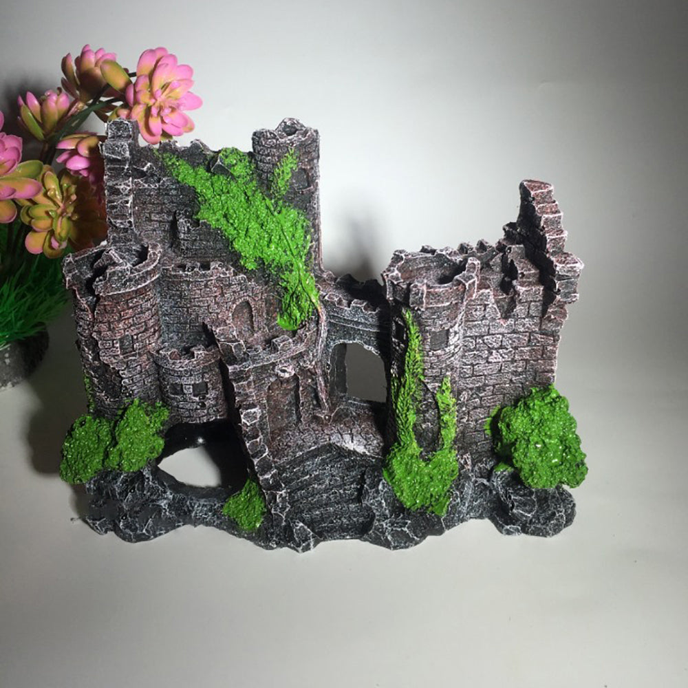 Château en ruine en résine