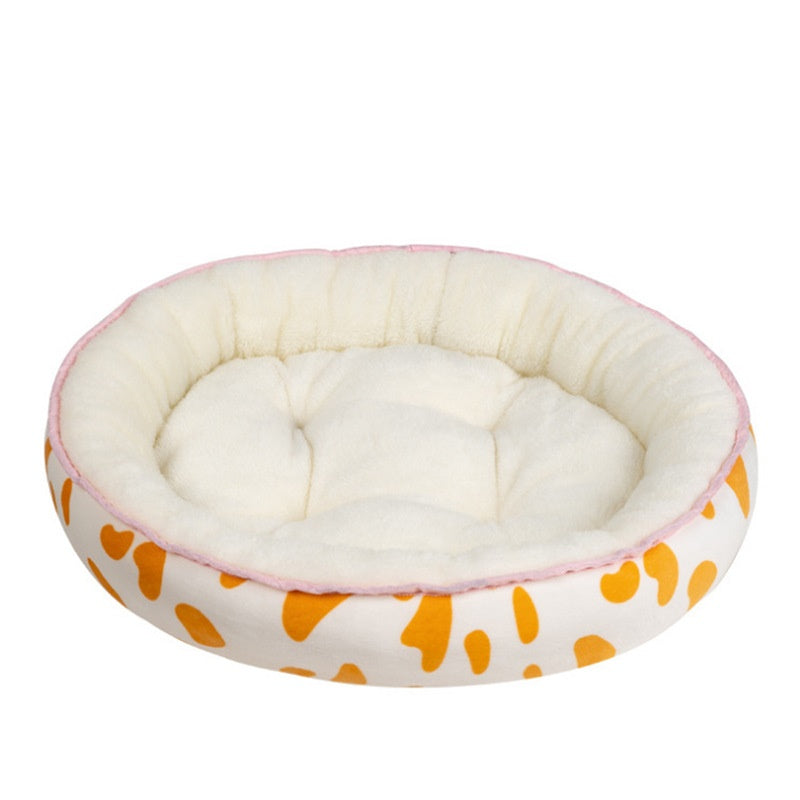 Panier rond tissu