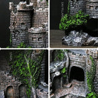 Château en ruine en résine
