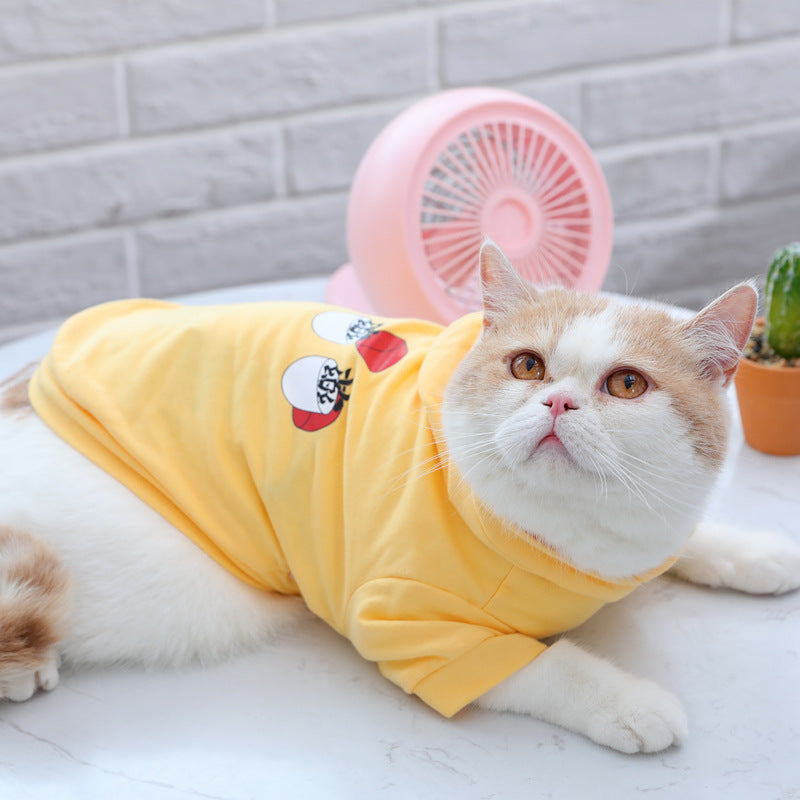 Sweat fin à motif, pour chat