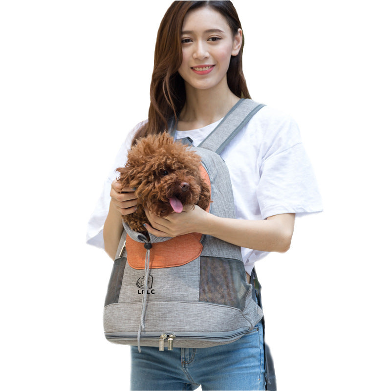 Sac à dos à bretelles porte chien