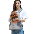 Sac à dos à bretelles porte chien