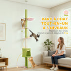 Arbre à chats réglable 220-240 cm