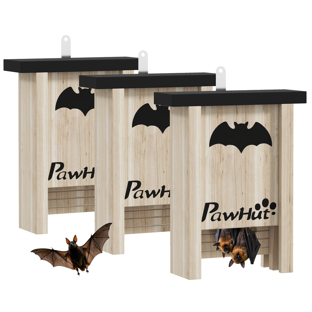 Lot de 3 cabanes chauve-souris