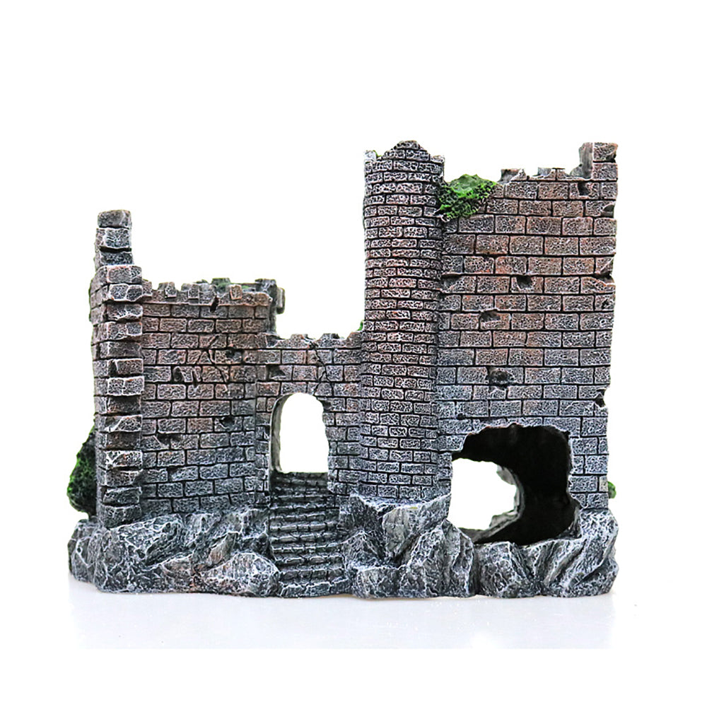 Château en ruine en résine