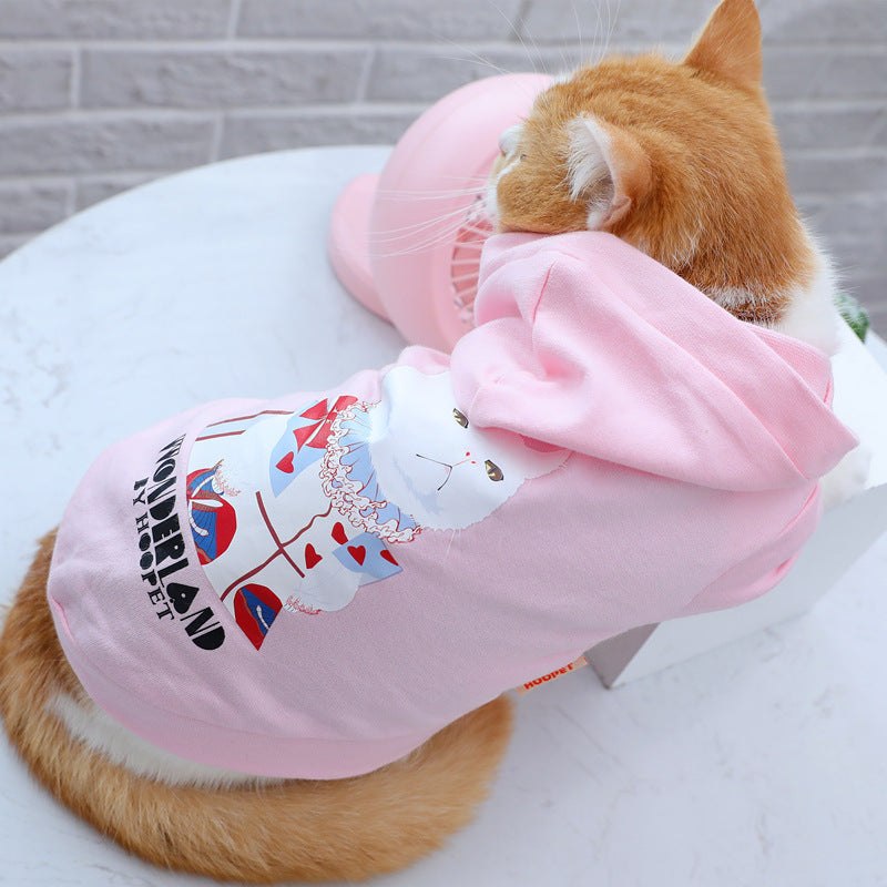Sweat fin à motif, pour chat