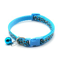 Collier Nylon motif Félin avec clochette