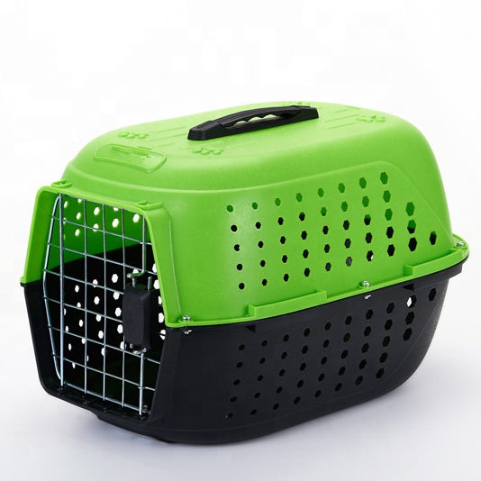 Cage de transport en plastique pour chat