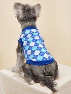 Gilet à carreaux pour chat