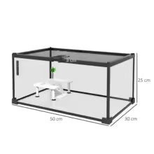 Terrarium couvercle treillis