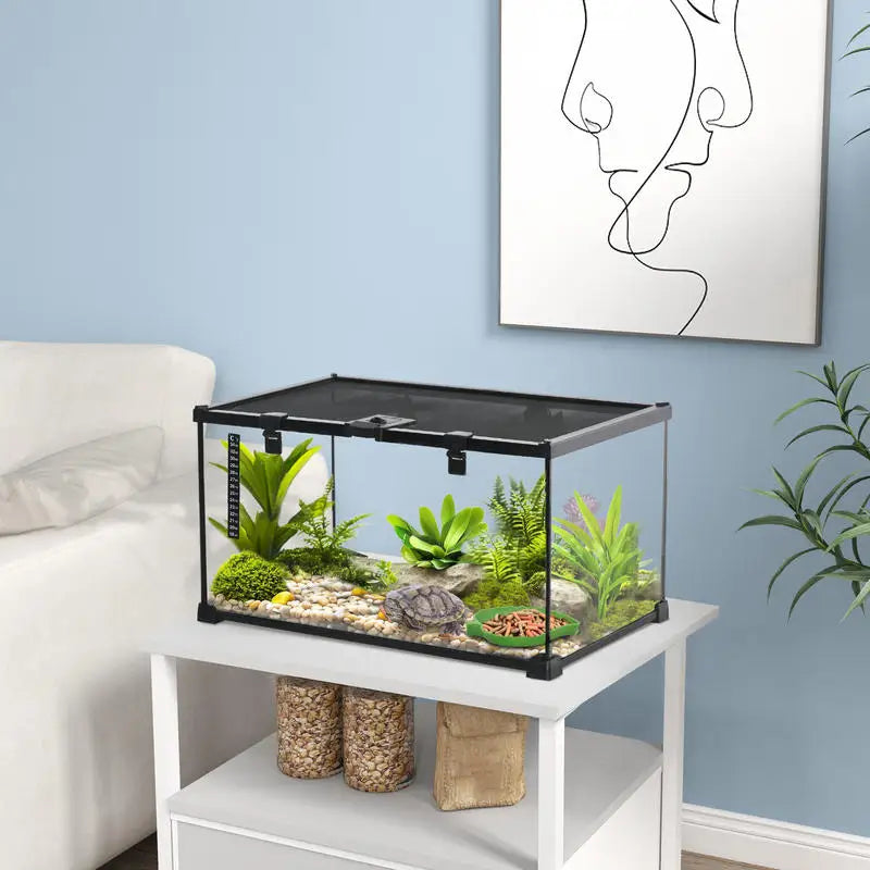 Terrarium couvercle en toile