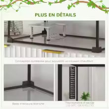 Terrarium couvercle treillis