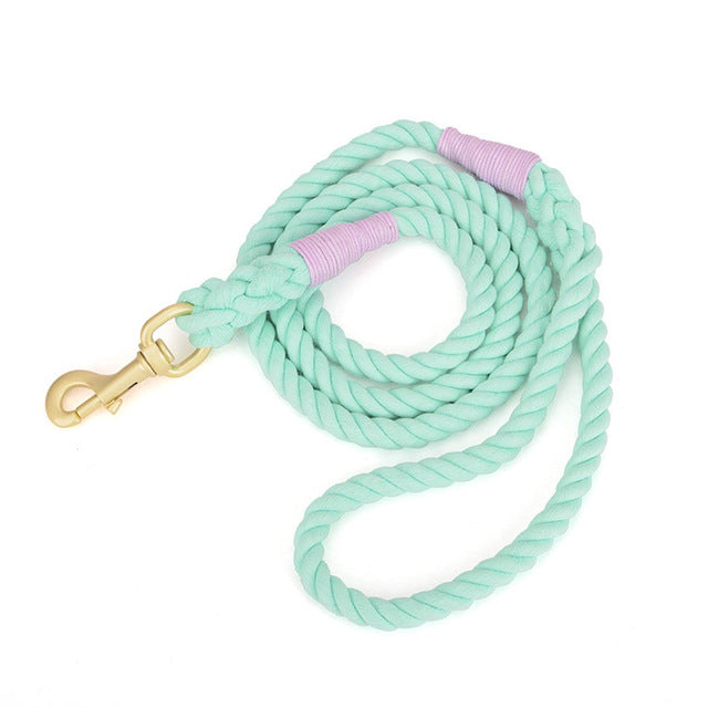 Laisse en corde tressé, pour chien