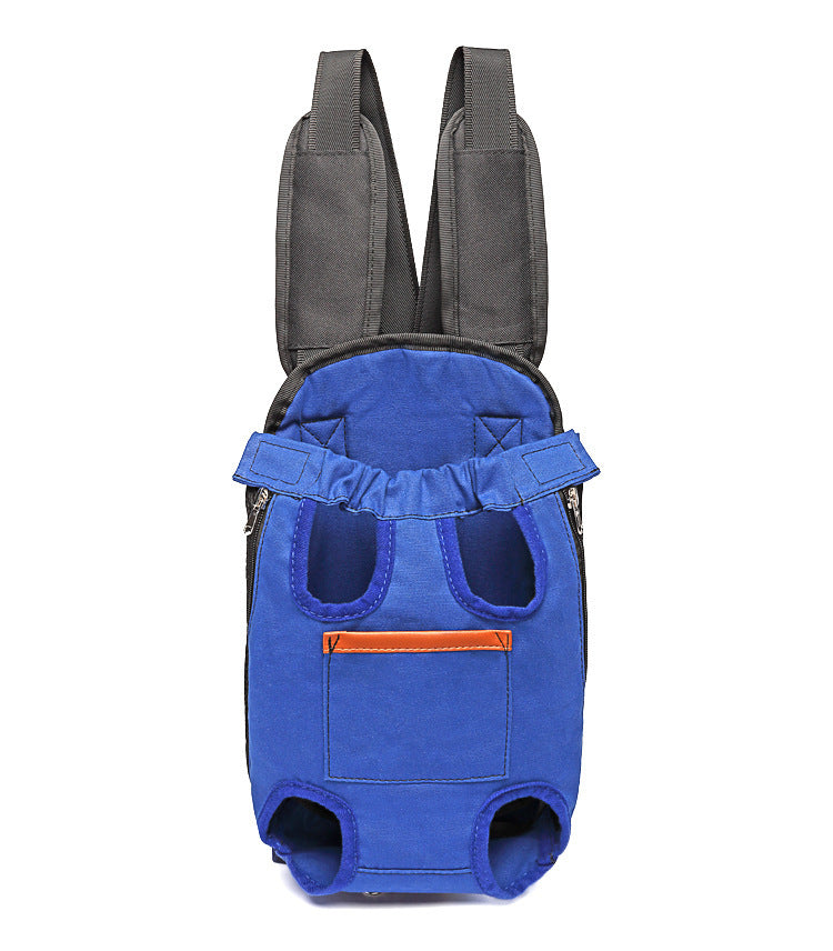 Sac ventral  à bretelles porte chien