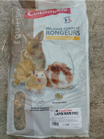 Mélange PRO - LAPIN NAIN 15 kg