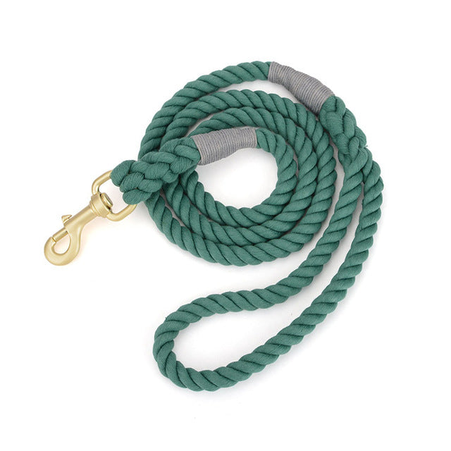 Laisse en corde tressé, pour chien