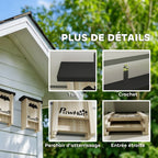 Lot de 3 cabanes chauve-souris