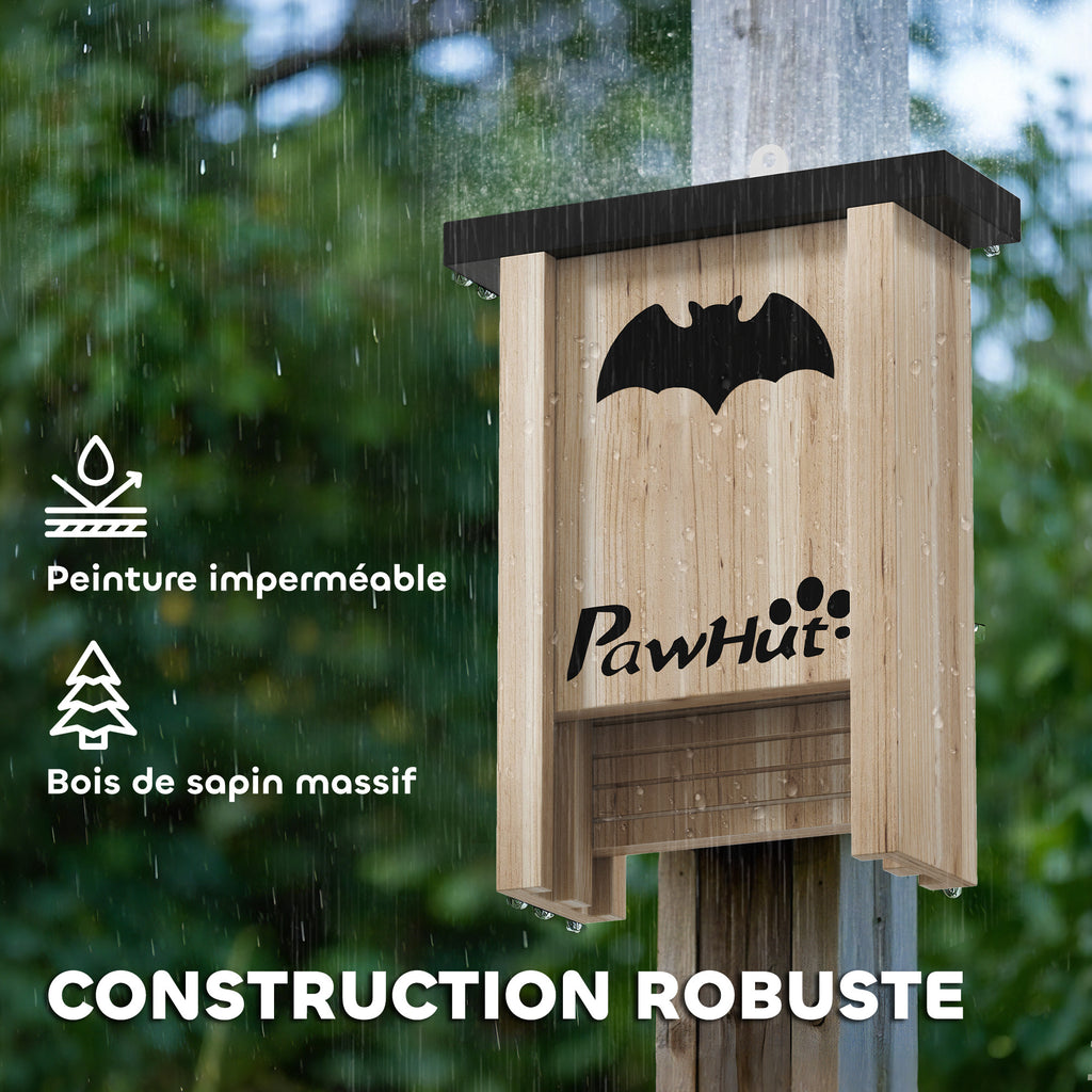 Lot de 3 cabanes chauve-souris