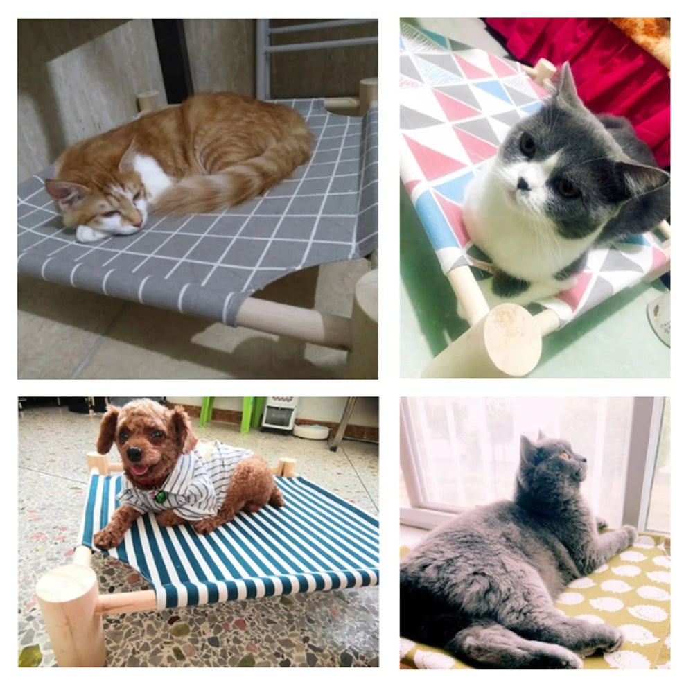 Lit hamac tissu pour chats