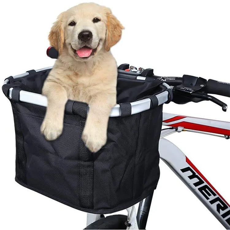 Panier de vélo transporte chien