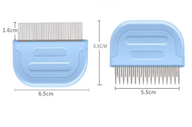 Peigne fin en acier pour chien