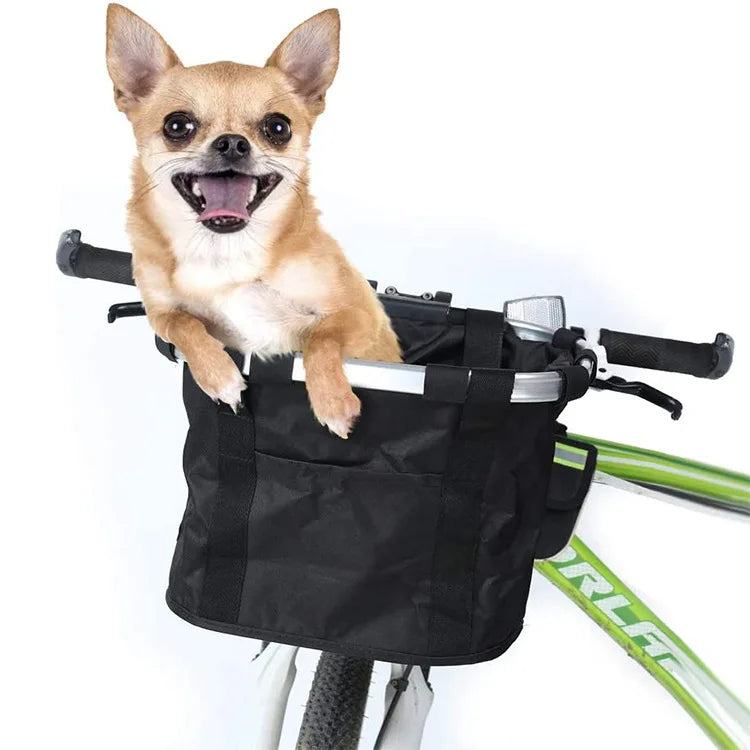 Panier de vélo transporte chien