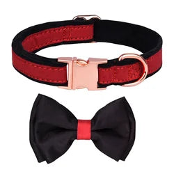 Collier chien nylon avec fleur
