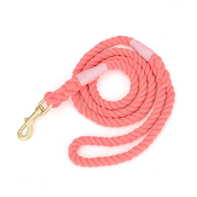 Laisse en corde tressé, pour chien