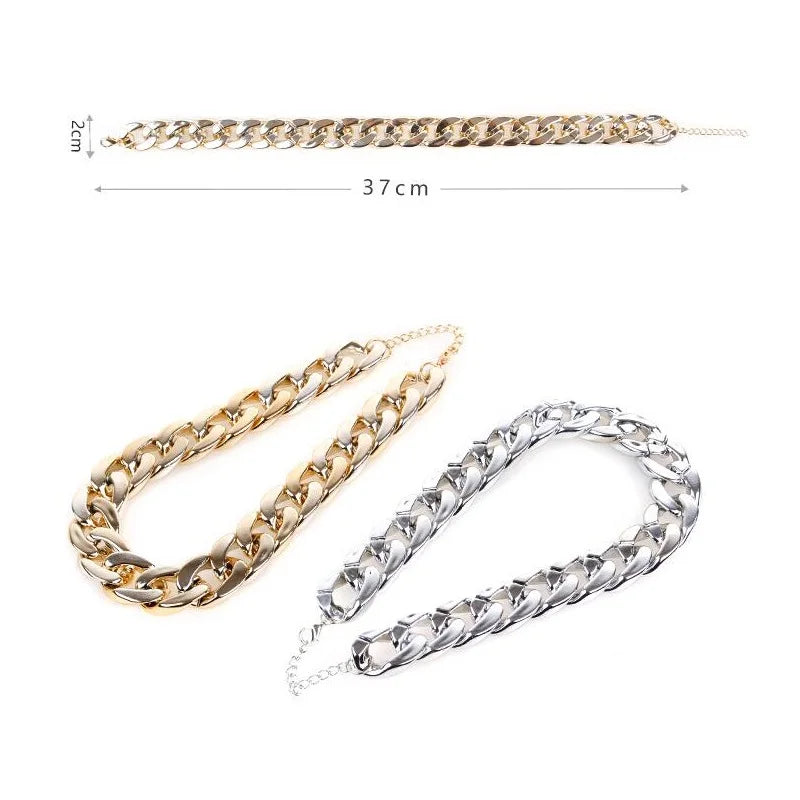collier ornement imitation or/argent