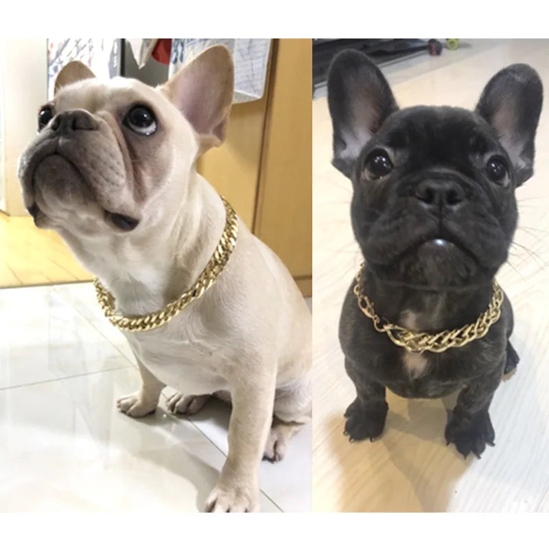 collier ornement imitation or/argent