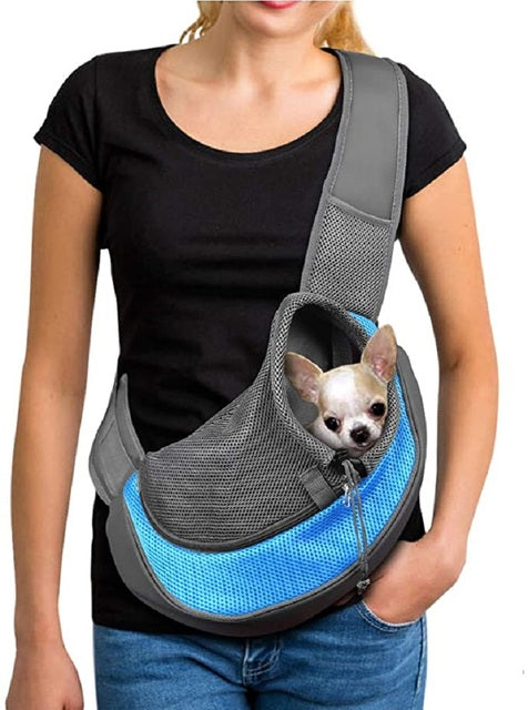 Sac bandoulière porte chien