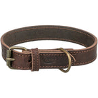 Rustic Collier en cuir Gras
