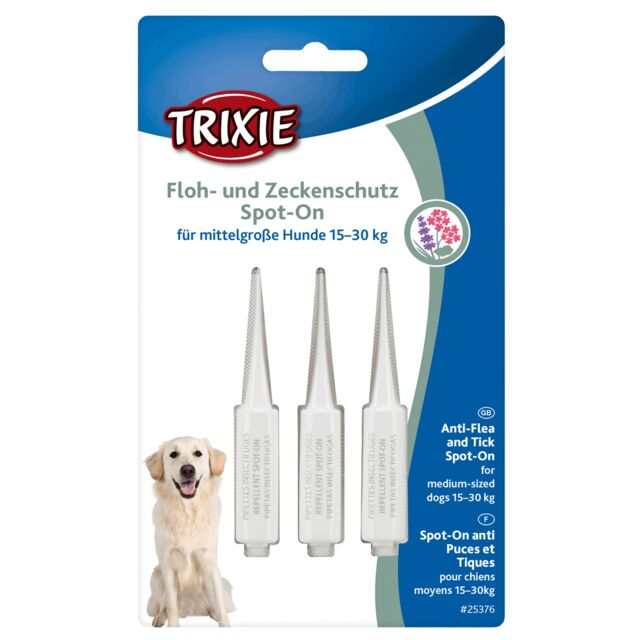 Protection anti-tiques et puces Spot-On, lot 6 sachets