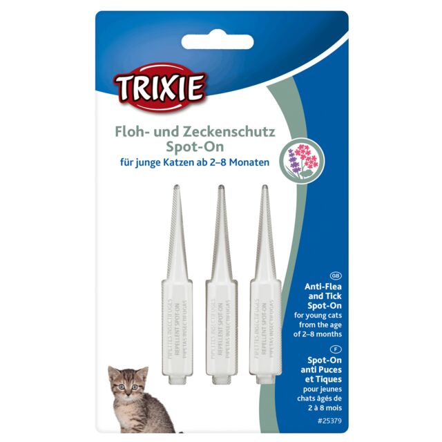 Protection anti-tiques et puces Spot-On, lot 6 sachets