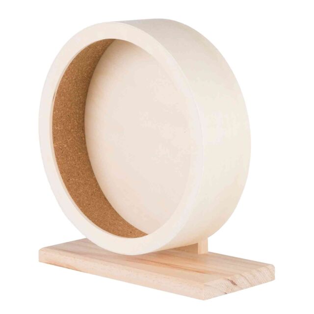 Roue d'exercice en bois, non traité