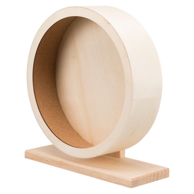 Roue d'exercice en bois, non traité