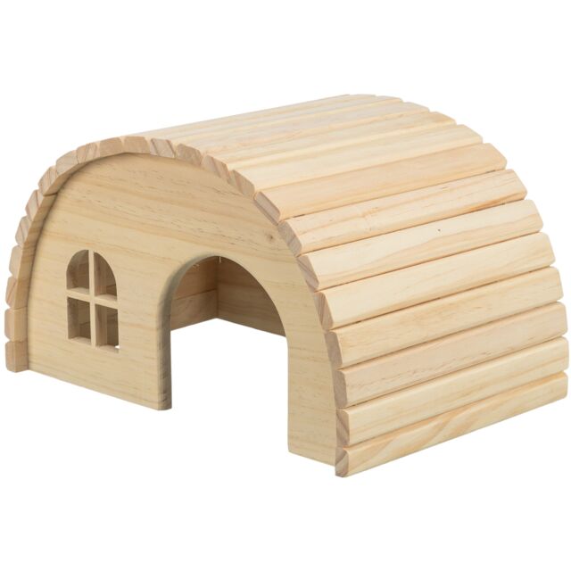 Maison en bois toit arrondi