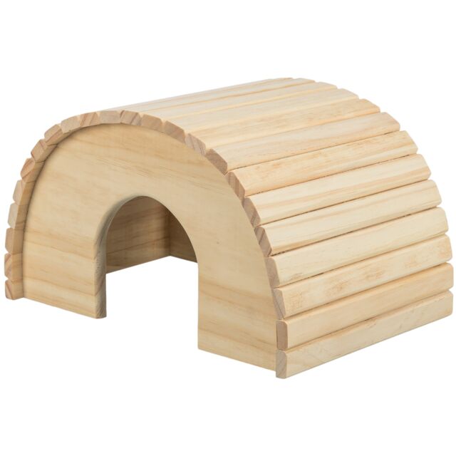 Maison en bois toit arrondi