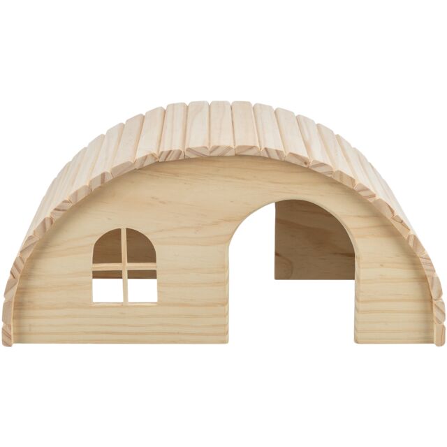 Maison en bois toit arrondi