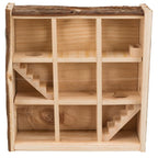 Tour de jeu en bois d'écorce