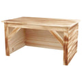 Abris en bois flammé