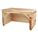 Abris en bois flammé