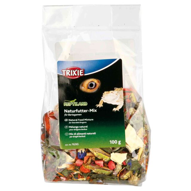 Mélange d'aliments naturels pour dragons barbus, 6x100g